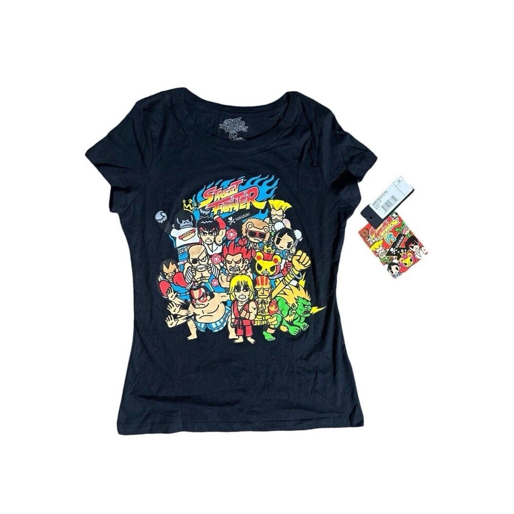 Tokidoki Street Fighter Exclusive Event T Shirt NWT Womens Medium Capcom